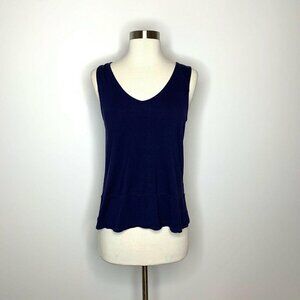 Old Navy Tank Women XS Navy Blue V-Neck Sleeveless